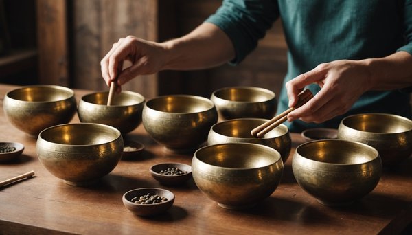 Les bols chantants : harmonie et méditation en profondeur