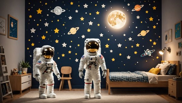 Découvrez la magie des veilleuses astronautes pour enfants